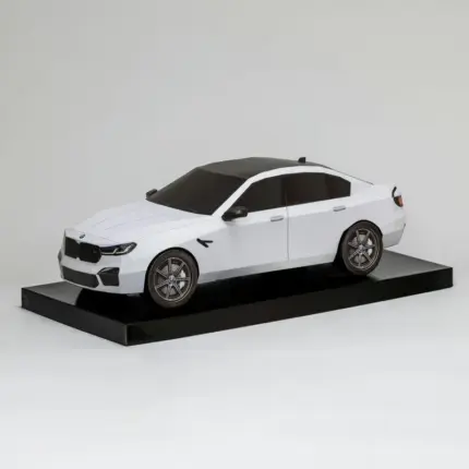 紙紮BMW M5(白)：圖片 3