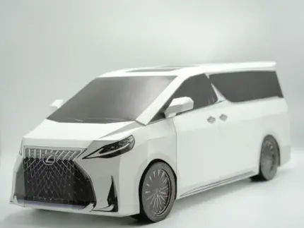 紙紮LEXUS LM 300h(白)(大)：圖片 3