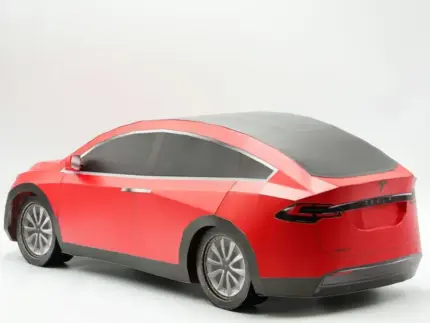紙紮特斯拉 Model X(紅)：圖片 8