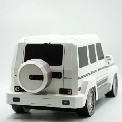 紙紮賓士G-CLASS(白)(大)：圖片 8